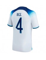 Englanti Declan Rice #4 Kotipaita MM-kisat 2022 Lyhythihainen